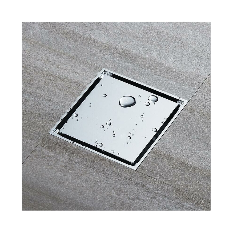 Sleek Shower Drain, 304 Stainless Steel, Anti-Corrosion For A Chic And Modern Bathroom Setting (100 100Mm) 9060116626250