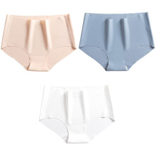 3 Stks Vrouwen Naadloze Slipjes Midden Taille Ademend Comfortabel M