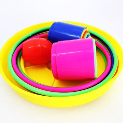 2 Sets Kinder Ringwerpspel Kleurrijke Ringen Speelgoed 1