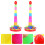 2 Sets Kinder Ringwerpspel Kleurrijke Ringen Speelgoed 6