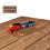 1 Box Kunststoff Weizenfeld Gras Landschaft 7