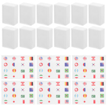 65 Stuks Mahjong Tegels Witte Duw Vlaggen