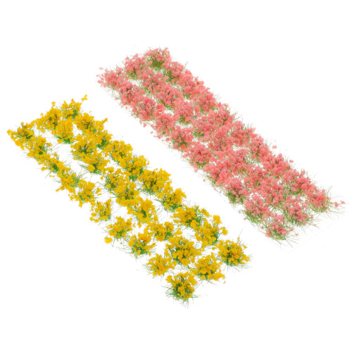 . Statische Blumenbüschel Mini- Für Sandtisch & 2