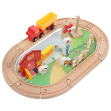 3 Juegos De Tren Madera Cognición Educativo Para Niños