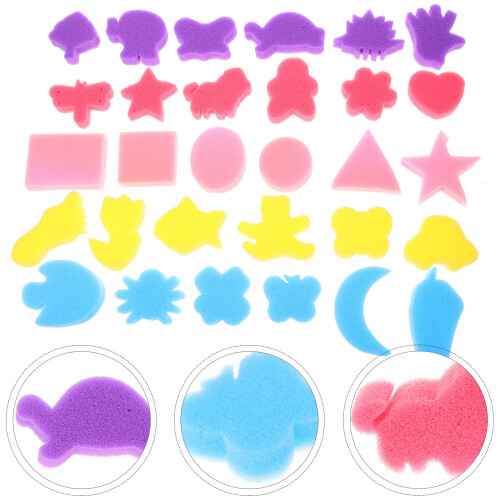 30Stk Diy Tierform Bunt Gemustert Für Kinder 2
