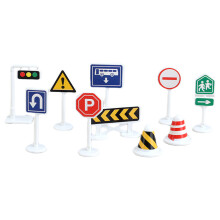 40 Mini Absperr Und Verkehrsschilder Straßenzeichen Warnschild