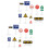 20Ud De Infantiles Mini ABS Colores 11