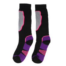 1Pair Durable Cotton Black Socks Women Outdoor Fitness and Hiking