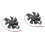2 Pièces Mini Ventilateur DIY 18 V Remplacement 7 Jouet 4