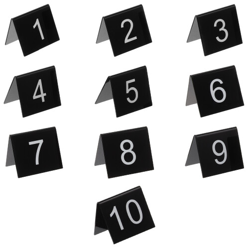 10 Nummernmarkierungen Acryl Beweismarkierungen 2