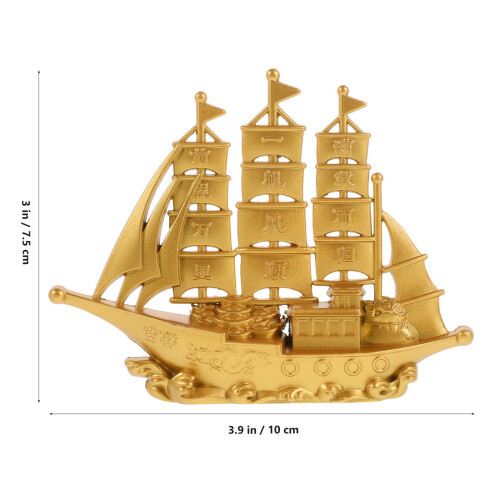Metalen Bootmodel Desktop Decoratie Simulatie Speelgoedboot 1