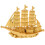 Metalen Bootmodel Desktop Decoratie Simulatie Speelgoedboot 10