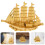 Metalen Bootmodel Desktop Decoratie Simulatie Speelgoedboot 11