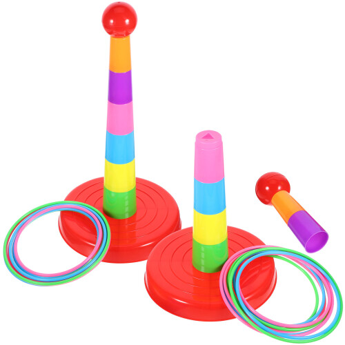 2 Sets Stapelbecher Mit Wurfringe Für Kinder