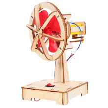 3 Sets Diy Lüfter Materialkit Für Kinder, Zusammenbaubarer Windlüfter