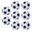 8 Pièces De Remplacement -Foot 32 Mm Noir 1