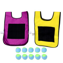 1 Set Klebekugel Und Weste Spielzeug Für Kinder Mit 10 Schwammkugeln