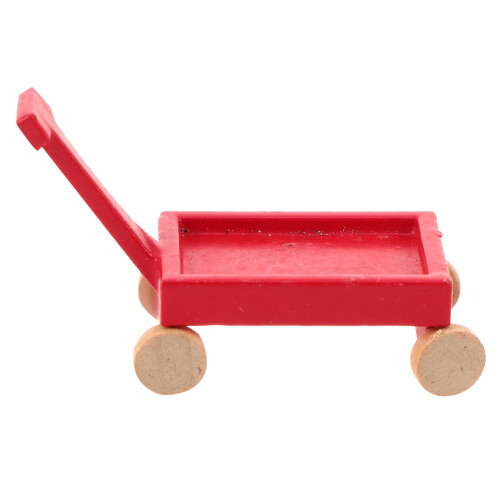 Miniatura De Tranvía De Madera Para Casas De Muñecas