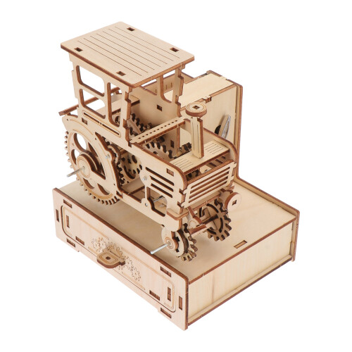 1 Set Holzmodellbausatz 3D Puzzle Diy Musikdose