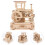 1 Set Holzmodellbausatz 3D Puzzle Diy Musikdose 4