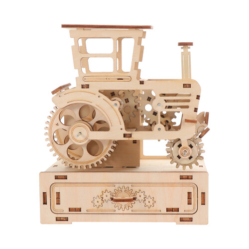 1 Set Holzmodellbausatz 3D Puzzle Diy Musikdose 1