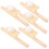 5 Piezas Bolas Flotantes Madera Soplables Para Niños 5