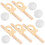 5 Piezas Bolas Flotantes Madera Soplables Para Niños 7