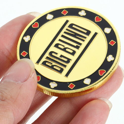 Botón De Repuesto Redondo De Metal Para De Poker 2