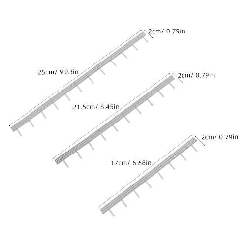 6Stk Mini Straßenzaun Für Landschaftszubehör 1
