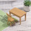 Ensemble Miniature Bureau Et Chaise En Bois Pour Mini Maison 10