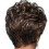 Slant Bangs Peluca Corta Para Mujer Negro Marrón 2