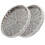 2Stk Mini Gewebtes Tablett Brot Korb Kleine Hausaccessoires 4