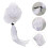 Cosplay Peluca Reutilizable Juez Corte Abogado Caballero 3