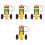 4 Ensembles De Robot De Livraison De Bricolage 5