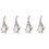 4 Unidades Gnome Resistente Decoración De Madre 4