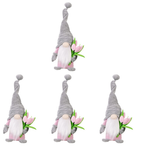 4 Unidades Gnome Resistente Decoración De Madre 1
