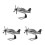 3 Pièces Avion Rétro En Avec Pour Collection Décoration 10