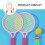 Juego De Raquetas De Bádminton Para Niños Con Accesorios 8