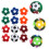 16Pcs Plastic Foosball Balls Table Football Replacement 6