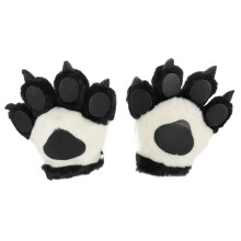 2Pcs Creative Animal Palm Plush Warm Gloves For Party Role Play