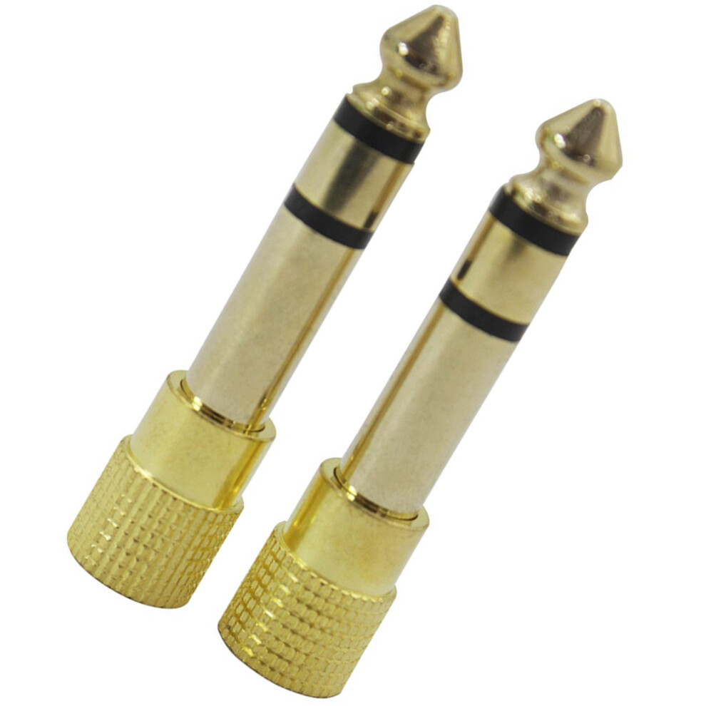 8 Pcs Headphone Adapter 3.5Mm To 6.5Mm Stereo Audio Plug 3560796620785
