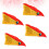 4 Pièces Écharpes Quatre Couleurs En Soie Pour 7