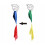 4 Pièces Écharpes Quatre Couleurs En Soie Pour 2
