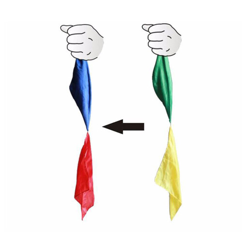 4 Pièces Écharpes Quatre Couleurs En Soie Pour 1