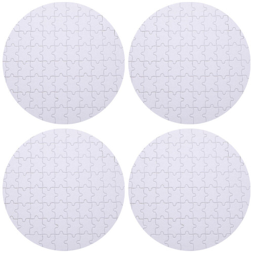 20 Pièces Puzzles De Thermique Blanches Pour Impression