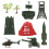 2 Ensembles De Jouets Militaires Accessoires Miniatures 2