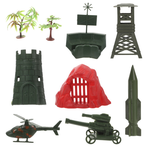 2 Ensembles De Jouets Militaires Accessoires Miniatures 1