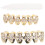 Ensemble Capsules Dents Accessoires Fête Hip Hop 9