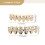 Ensemble Capsules Dents Accessoires Fête Hip Hop 3
