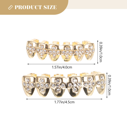 Ensemble Capsules Dents Accessoires Fête Hip Hop 2